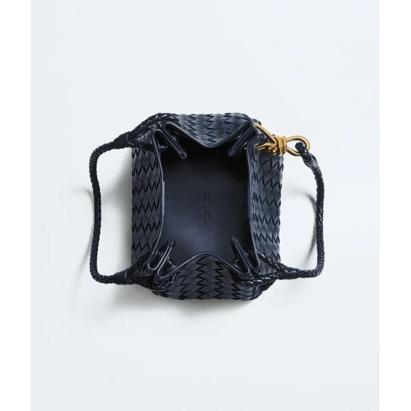 Khaite Women's Small Parachute in Midnight - Blue Shoulder & Crossbody Bags - The Lotus Tote Bag - Shop at Coveti