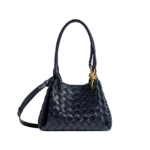 Khaite Women's Small Parachute in Midnight - Blue Shoulder & Crossbody Bags - The Lotus Tote Bag - Shop at Coveti
