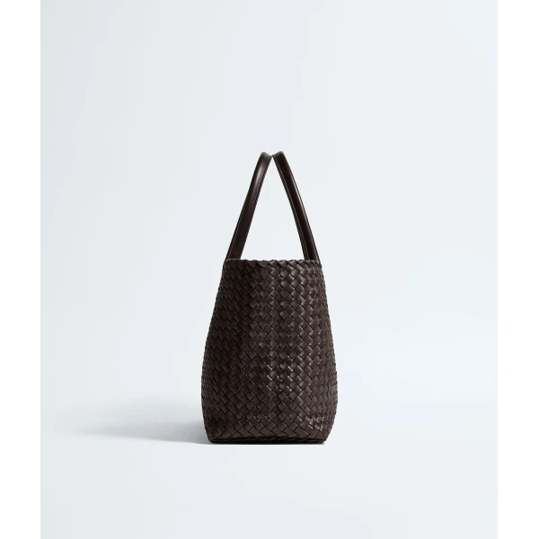 Khaite Cabat in Fondant - Brown Totes & Top-Handle Bags - The Lotus Tote Bag - Shop at Coveti