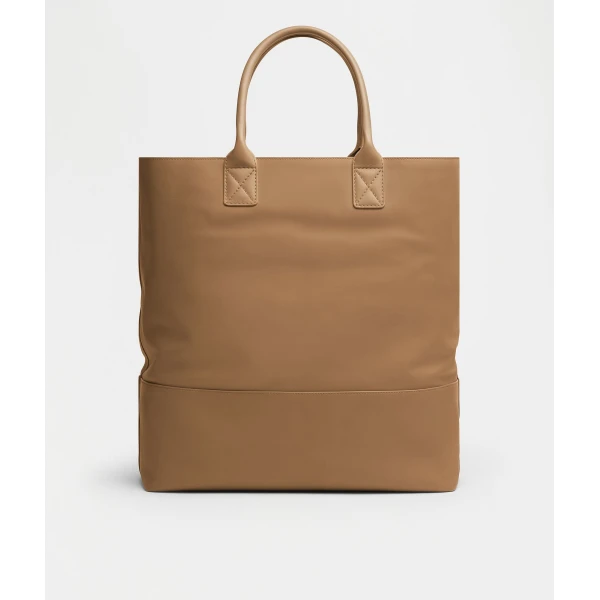 Khaite Maxi Intreccio Tote in Camel - Brown Totes & Top-Handle Bags - The Lotus Tote Bag - Shop at Coveti