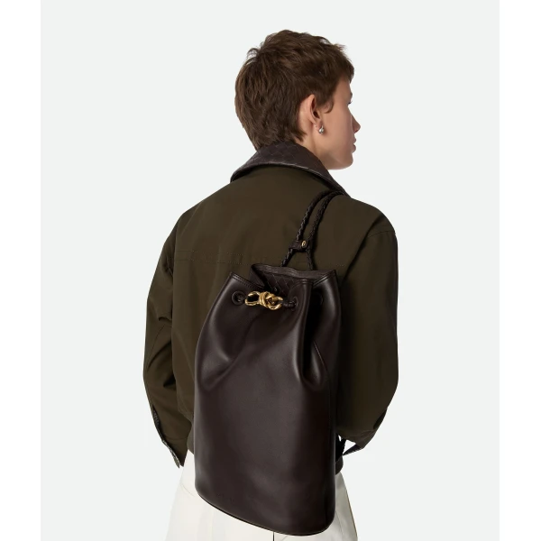 Khaite Women's Andiamo Backpack in Fondant - Brown Backpacks - The Lotus Tote Bag - Shop at Coveti