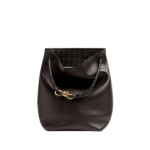 Khaite Women's Andiamo Bucket in Fondant - Brown Bucket Bags - The Lotus Tote Bag - Shop at Coveti