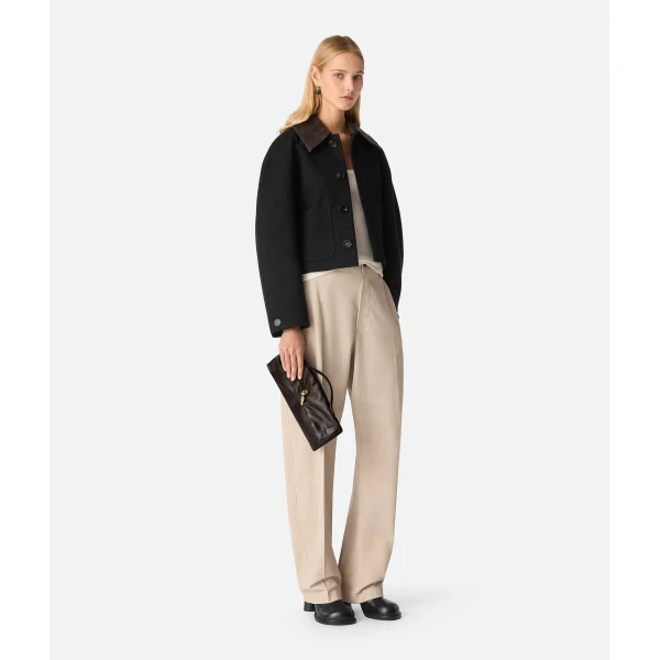 Khaite Women's Andiamo Clutch in Fondant - Brown Clutch Bags - The Lotus Tote Bag - Shop at Coveti