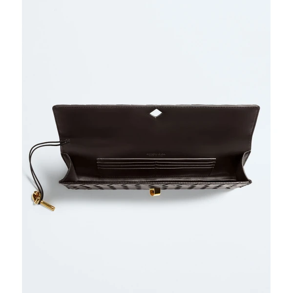 Khaite Women's Andiamo Clutch in Fondant - Brown Clutch Bags - The Lotus Tote Bag - Shop at Coveti