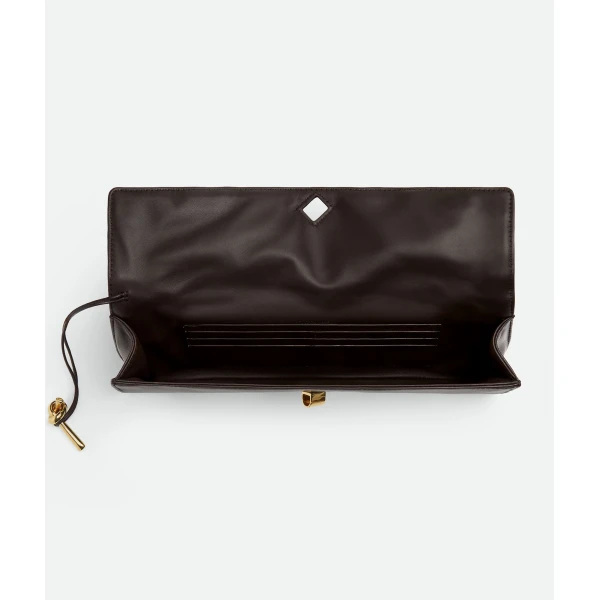 Khaite Women's Andiamo Clutch in Fondant - Brown Clutch Bags - The Lotus Tote Bag - Shop at Coveti