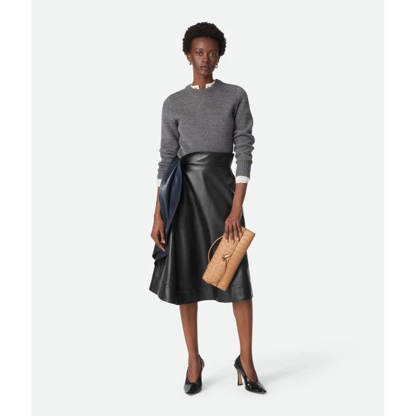 Khaite Women's Andiamo Clutch in Pale brown - Brown Clutch Bags - The Lotus Tote Bag - Shop at Coveti