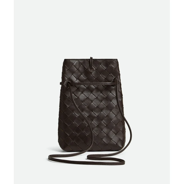 Khaite Women's Andiamo Phone Pouch in Fondant - Brown Mini Bags - The Lotus Tote Bag - Shop at Coveti