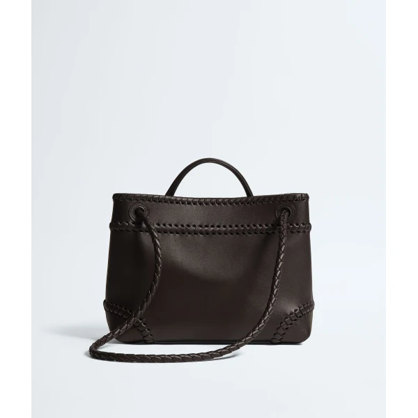 Khaite Women's Andiamo in Espresso - Brown Totes & Top-Handle Bags - The Lotus Tote Bag - Shop at Coveti