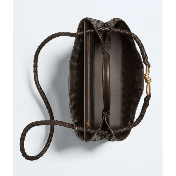 Khaite Women's Andiamo in Fondant - Brown Totes & Top-Handle Bags - The Lotus Tote Bag - Shop at Coveti