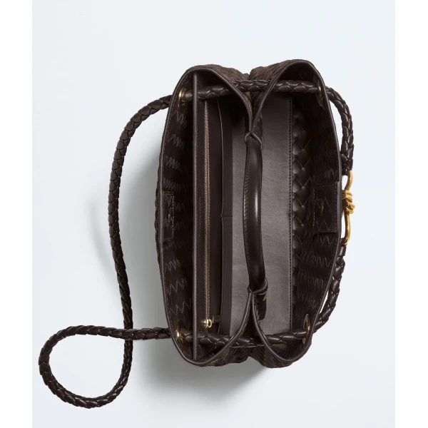 Khaite Women's Andiamo in Fondant - Brown Totes & Top-Handle Bags - The Lotus Tote Bag - Shop at Coveti