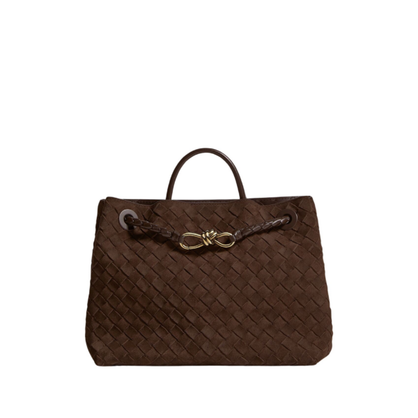Khaite Women's Andiamo in Fondant - Brown Totes & Top-Handle Bags - The Lotus Tote Bag - Shop at Coveti