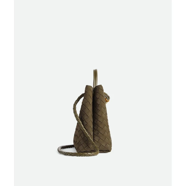 Khaite Women's Andiamo in Mud - Brown Totes & Top-Handle Bags - The Lotus Tote Bag - Shop at Coveti