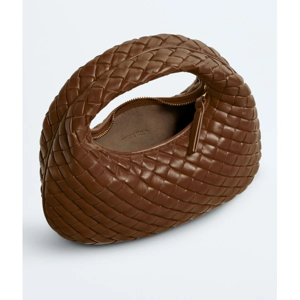 Khaite Women's Baby Veneta in Nocciola - Brown Mini Bags - The Lotus Tote Bag - Shop at Coveti