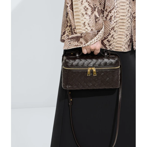 Khaite Women's Bang Bang in Fondant - Brown Shoulder & Crossbody Bags - The Lotus Tote Bag - Shop at Coveti