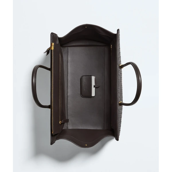 Khaite Women's Barbara Tote in Espresso - Brown Totes & Top-Handle Bags - The Lotus Tote Bag - Shop at Coveti