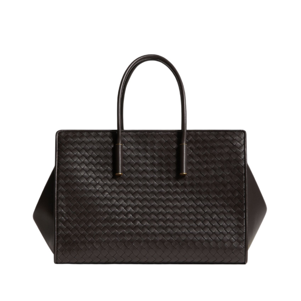 Khaite Women's Barbara Tote in Espresso - Brown Totes & Top-Handle Bags - The Lotus Tote Bag - Shop at Coveti