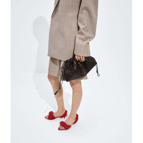 Khaite Women's Dustbag Notte in Fondant - Brown Shoulder & Crossbody Bags - The Lotus Tote Bag - Shop at Coveti