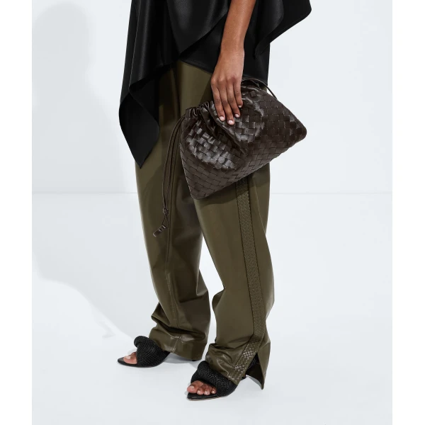Khaite Women's Dustbag in Fondant - Brown Shoulder & Crossbody Bags - The Lotus Tote Bag - Shop at Coveti