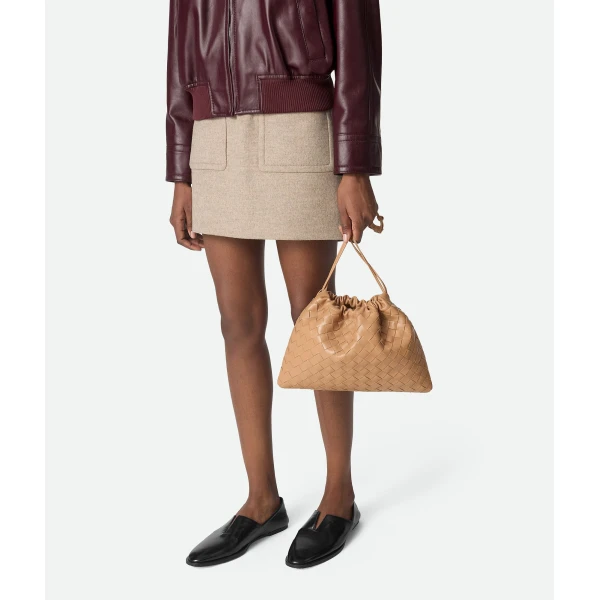 Khaite Women's Dustbag in Pale brown - Brown Shoulder & Crossbody Bags - The Lotus Tote Bag - Shop at Coveti