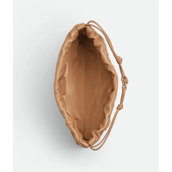 Khaite Women's Dustbag in Pale brown - Brown Shoulder & Crossbody Bags - The Lotus Tote Bag - Shop at Coveti