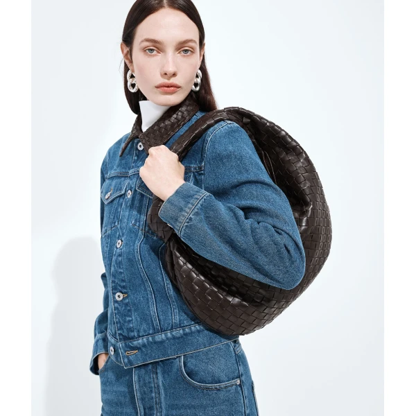 Khaite Women's Jodie in Fondant - Brown Shoulder & Crossbody Bags - The Lotus Tote Bag - Shop at Coveti