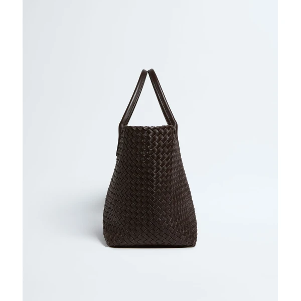 Khaite Women's Large Cabat in Fondant - Brown Totes & Top-Handle Bags - The Lotus Tote Bag - Shop at Coveti