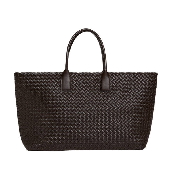 Khaite Women's Large Cabat in Fondant - Brown Totes & Top-Handle Bags - The Lotus Tote Bag - Shop at Coveti