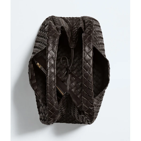 Khaite Women's Large Campana in Fondant - Brown Shoulder & Crossbody Bags - The Lotus Tote Bag - Shop at Coveti