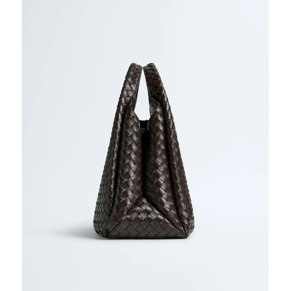 Khaite Women's Large Campana in Fondant - Brown Shoulder & Crossbody Bags - The Lotus Tote Bag - Shop at Coveti