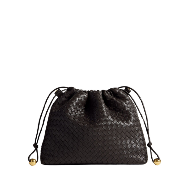 Khaite Women's Large Dustbag in Espresso - Brown Totes & Top-Handle Bags - The Lotus Tote Bag - Shop at Coveti