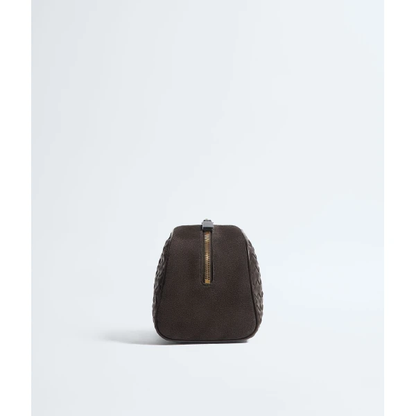 Khaite Women's Large Nodo Pouch in Espresso - Brown Clutch Bags - The Lotus Tote Bag - Shop at Coveti