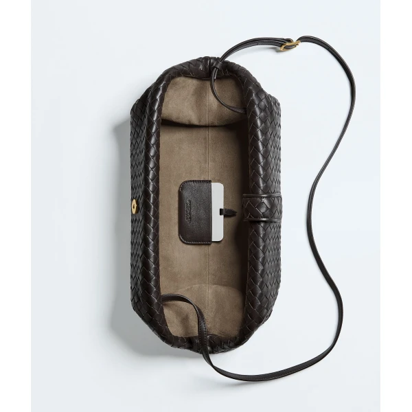 Khaite Women's Lauren 1979 in Espresso - Brown Shoulder & Crossbody Bags - The Lotus Tote Bag - Shop at Coveti