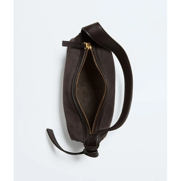 Khaite Women's Nodo Shoulder Bag in Espresso - Brown Shoulder & Crossbody Bags - The Lotus Tote Bag - Shop at Coveti