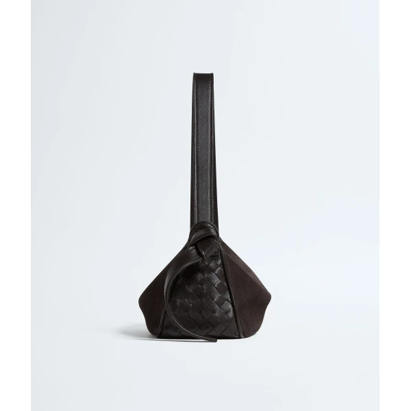 Khaite Women's Nodo Shoulder Bag in Espresso - Brown Shoulder & Crossbody Bags - The Lotus Tote Bag - Shop at Coveti