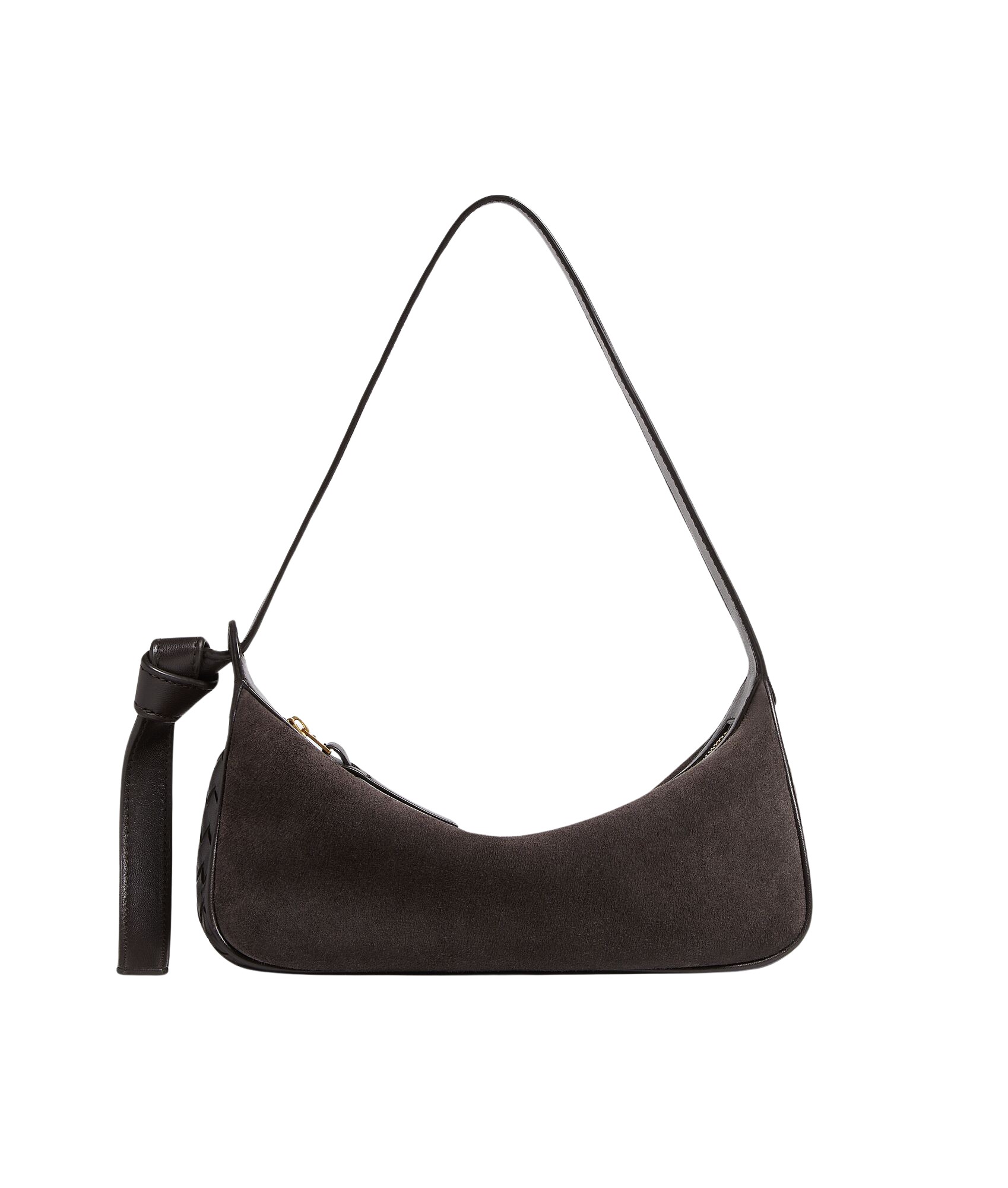Brown-Womens-Nodo-Shoulder-Bag-in-Espresso-coveti28793_nobg Khaite Women's Nodo Shoulder Bag in Espresso - Brown Shoulder & Crossbody Bags - The Lotus Tote Bag - Shop at Coveti
