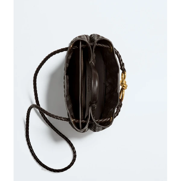 Khaite Women's Small Andiamo in Fondant - Brown Totes & Top-Handle Bags - The Lotus Tote Bag - Shop at Coveti