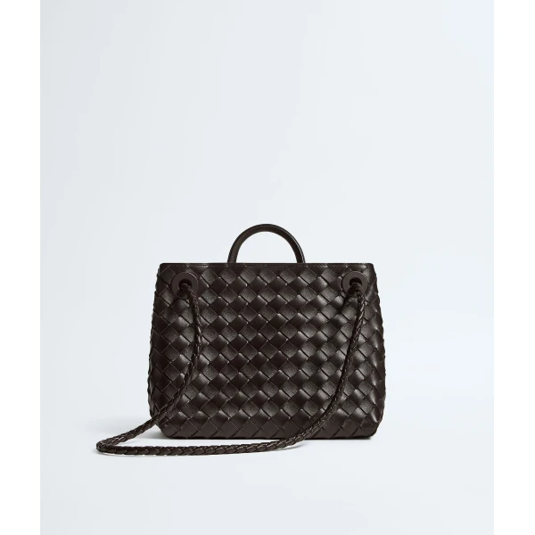 Khaite Women's Small Andiamo in Fondant - Brown Totes & Top-Handle Bags - The Lotus Tote Bag - Shop at Coveti