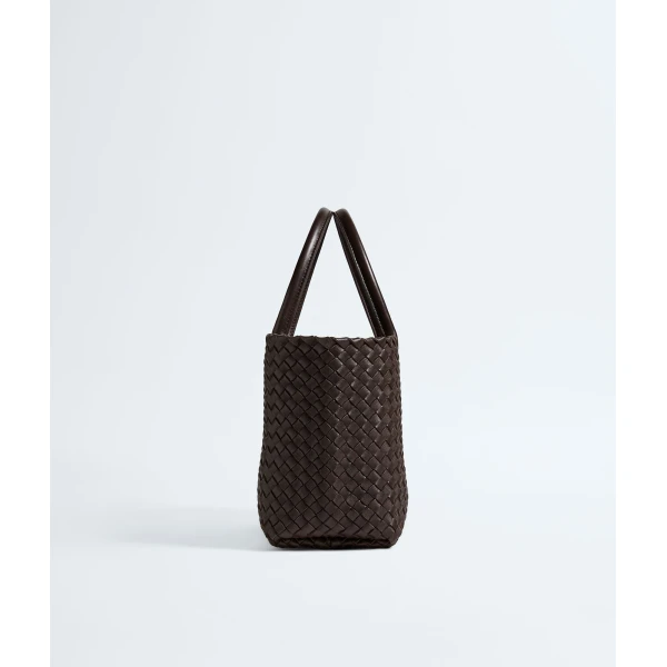 Khaite Women's Small Cabat in Fondant - Brown Totes & Top-Handle Bags - The Lotus Tote Bag - Shop at Coveti