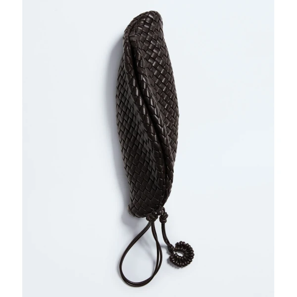 Khaite Women's Small Onda Clutch in Espresso - Brown Clutch Bags - The Lotus Tote Bag - Shop at Coveti