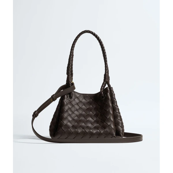 Khaite Women's Small Parachute in Fondant - Brown Shoulder & Crossbody Bags - The Lotus Tote Bag - Shop at Coveti