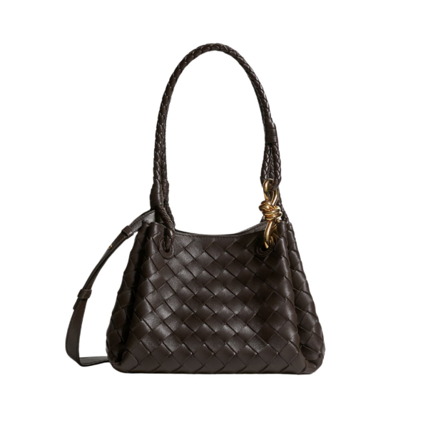 Khaite Women's Small Parachute in Fondant - Brown Shoulder & Crossbody Bags - The Lotus Tote Bag - Shop at Coveti