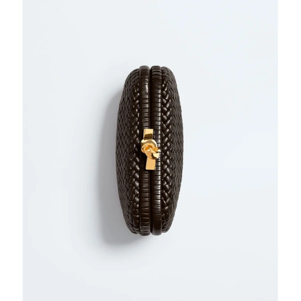 Khaite Women's Soft Knot in Fondant - Brown Clutch Bags - The Lotus Tote Bag - Shop at Coveti