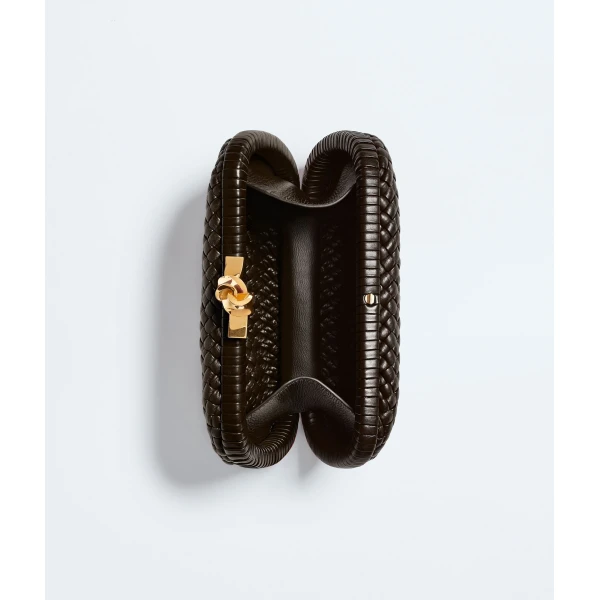 Khaite Women's Soft Knot in Fondant - Brown Clutch Bags - The Lotus Tote Bag - Shop at Coveti