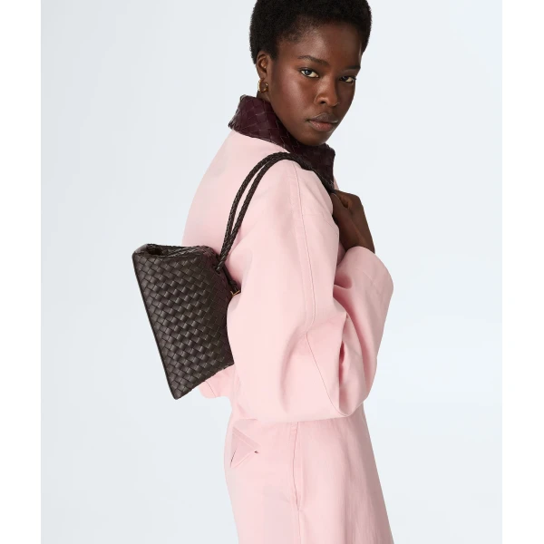 Khaite Women's Tokyo in Fondant - Brown Shoulder & Crossbody Bags - The Lotus Tote Bag - Shop at Coveti