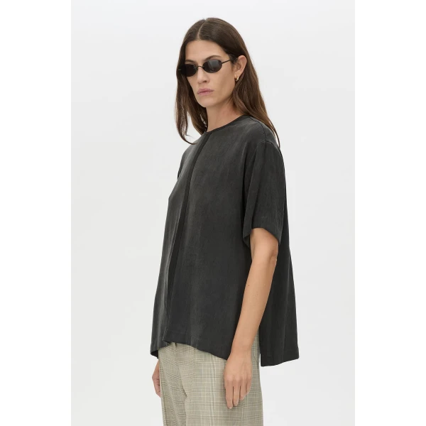 Camilla and Marc Allegro Satin Tee - Tops - Luxury Ready-to-Wear at Coveti