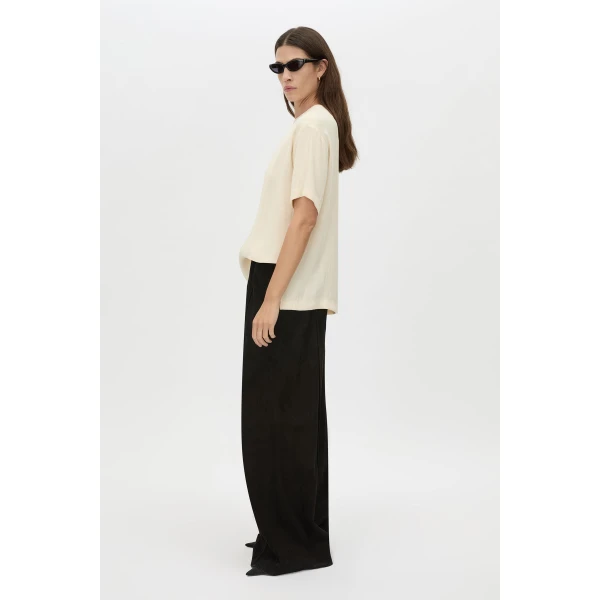 Camilla and Marc Allegro Satin Tee - Tops - Luxury Ready-to-Wear at Coveti