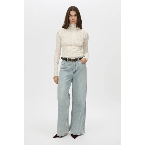 Camilla and Marc Argento Denim Jean - Pants - Luxury Ready-to-Wear at Coveti