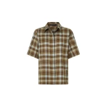 Camilla and Marc Arian Short Sleeve Check Shirt - Tops - Luxury Ready-to-Wear at Coveti