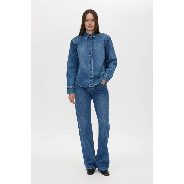 Camilla and Marc Caden Denim Shirt - Tops - Luxury Ready-to-Wear at Coveti