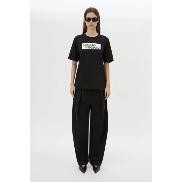 Camilla and Marc Carmont Graphic Tee - Tops - Luxury Ready-to-Wear at Coveti